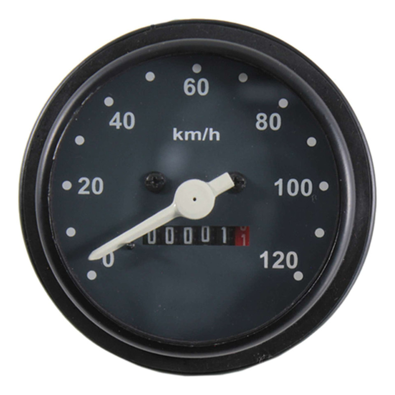 Compteur RMS rond noir 120 km/h Vespa PK 50/125