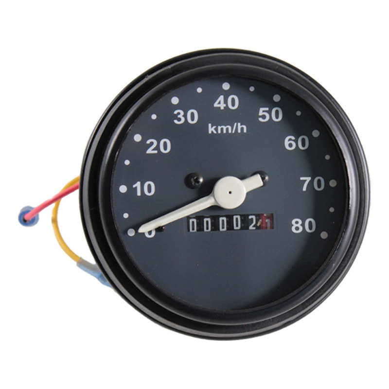 Compteur RMS rond noir Vespa PK 50/125