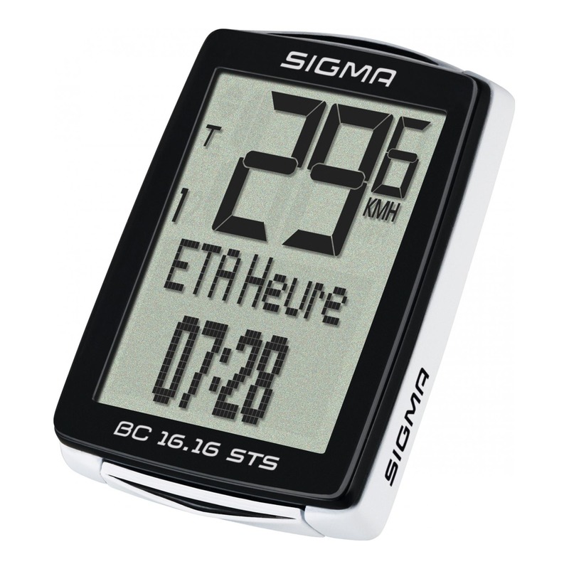 Compteur vélo Sigma BC 16.16 STS CAD altimétre et cadence de pédala