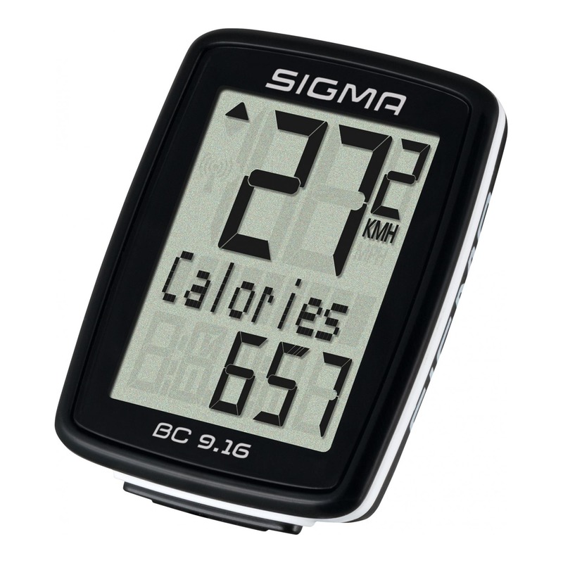 Compteur vélo Sigma BC 9.16 noir (9 fonctions)