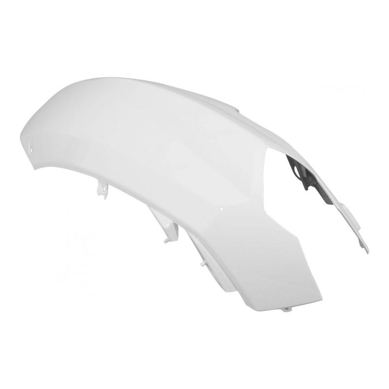 Coque arrière blanc brillant droit Peugeot 50 Kisbee