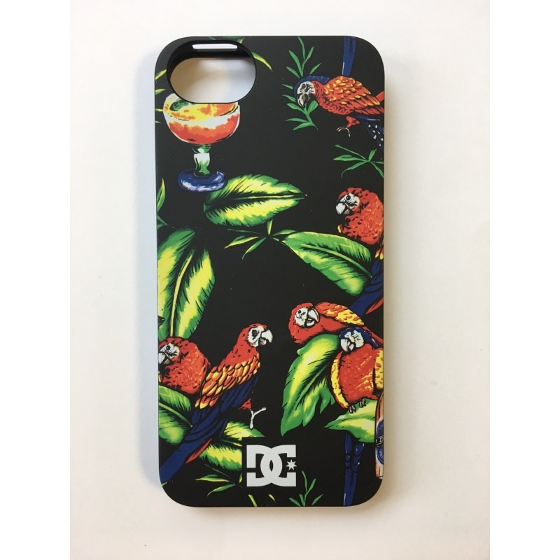 Coque Iphone 5 DC Shoes Perroquet multicolore