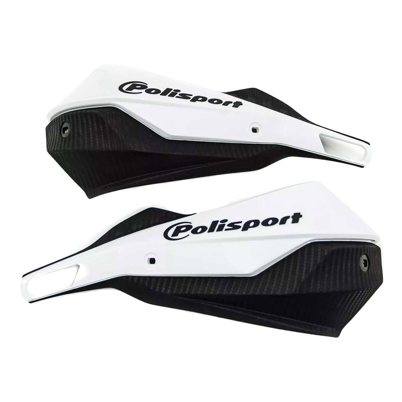 Coques de Remplacement de Protège-Mains POLISPORT Trail Blazer Blanc / Noir