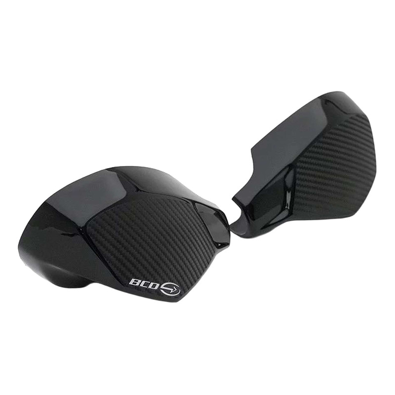 Coques de rétroviseurs noir brillant/carbone BMW R1300GS 2024-