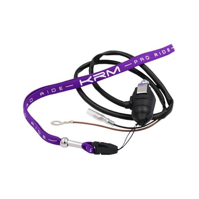 Coupe circuit KRM Pro Ride aimanté violet