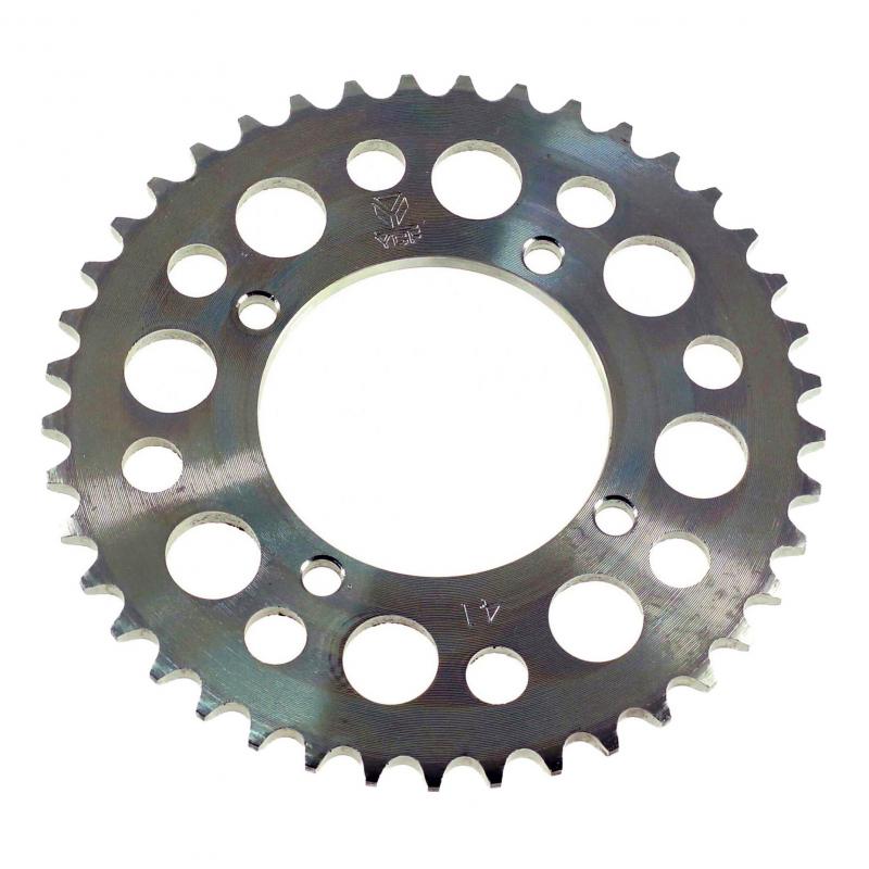 Couronne YCF - 4 trous Acier - D41/420 - Argent