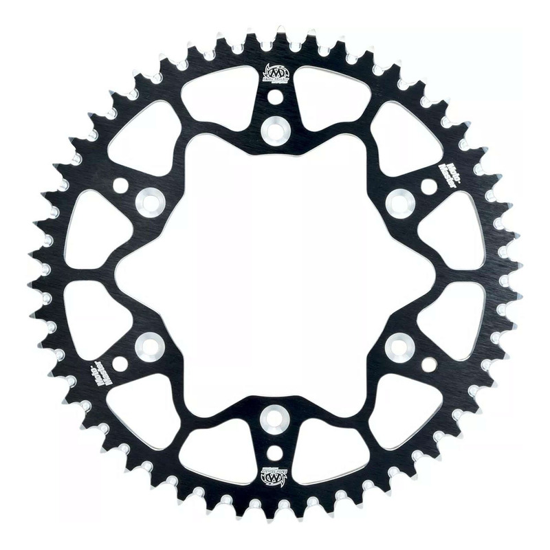 Couronne aluminium 7075-T6 Moto Master noire pas 428 53 dents Yamaha YZ 85 02-25