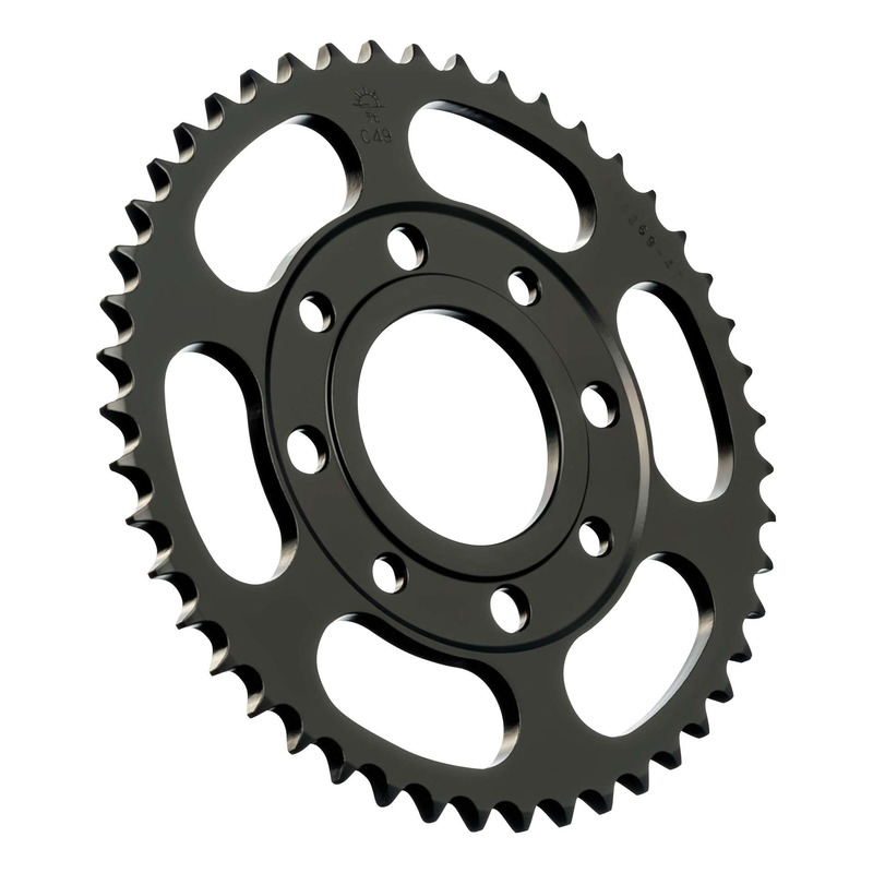 Couronne JT Sprockets acier noir pas 428 47 dents Honda  XL 125 S