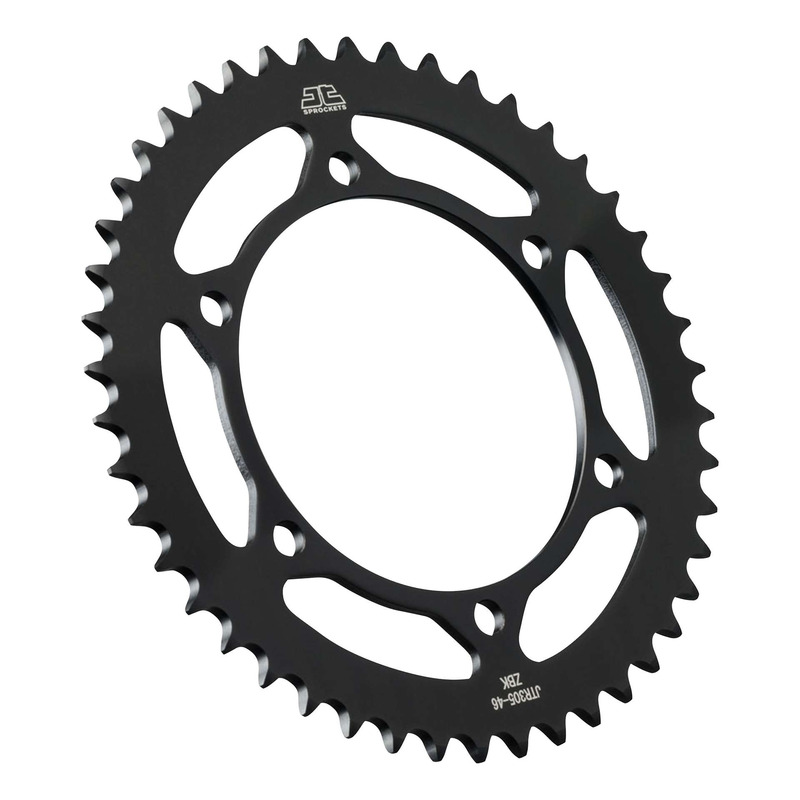 Couronne JT Sprockets acier noir pas 520 46 dents Yamaha XJ6/NX Dominator 650