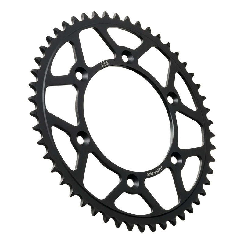 Couronne JT Sprockets acier noir pas 520 50 dents KTM 125 SX/250XC F