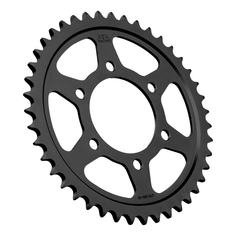 Couronne JT Sprockets acier noir pas 525 43 dents Kawasaki Z1000