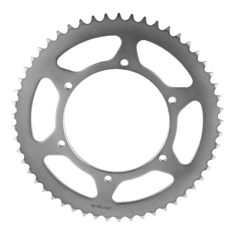 Couronne JT Sprockets Acier pas 420 53 dents - Pour Derbi GPR Racing 0