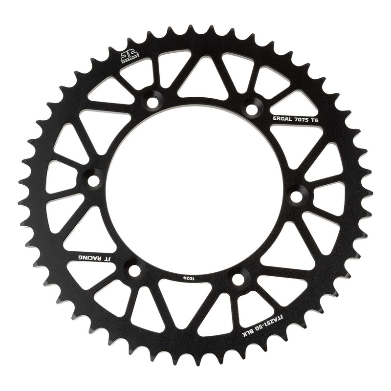 Couronne JT Sprockets Aluminium pas 520 50 dents - Pour Yamaha YZ-F 450 16-17