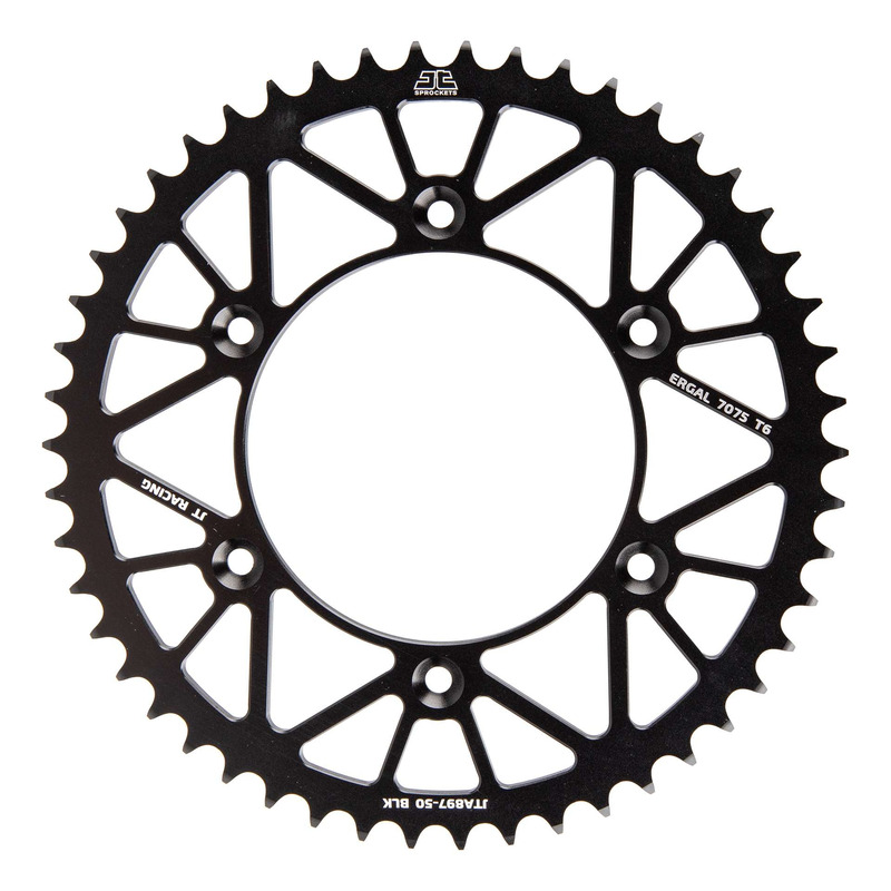 Couronne JT Sprockets Aluminium pas 520 50 dents - Pour KTM SX 250 97-