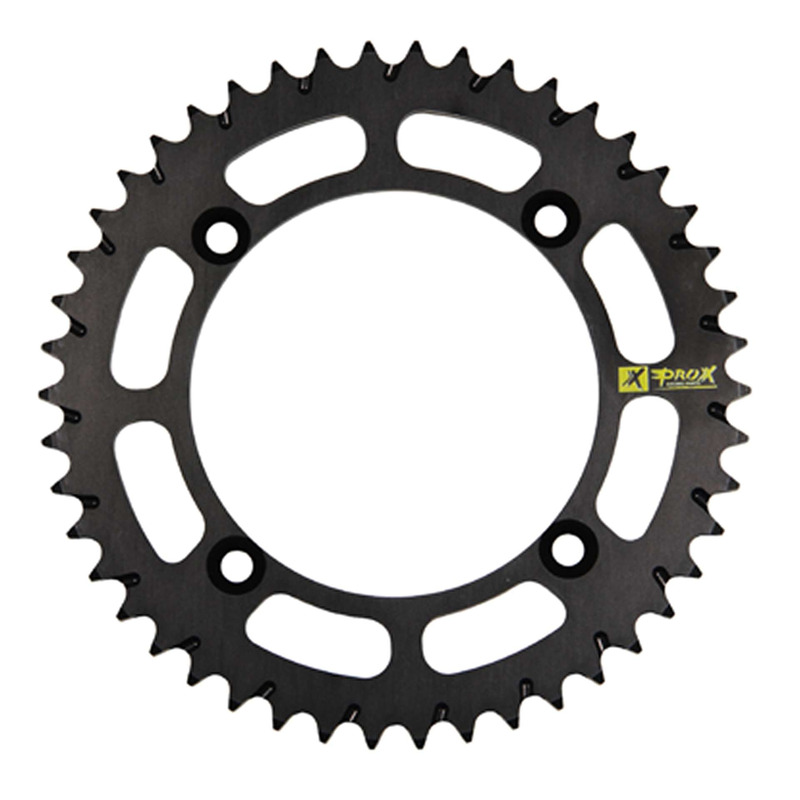 Couronne PROX Anti-Boue Aluminium Noir - D48/420 - Kawasaki 65 KX 00-24