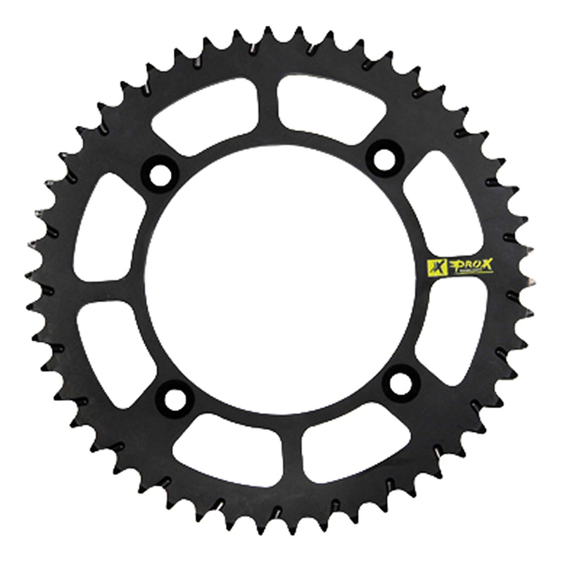 Couronne PROX Anti-Boue Aluminium Noir - D50/420 - Honda 80 / 85 CR 86