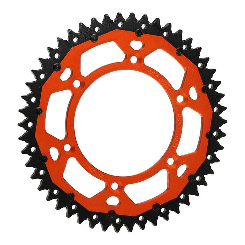 Couronne RFX - Armalite Alu/Acier - KTM SX/SXF 91-24 - D51/520 - Orange