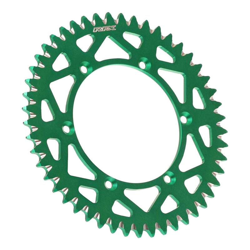 Couronne RFX - Elite Aluminium - Kawasaki KX 85cc 01-24 - D44/420 - Vert