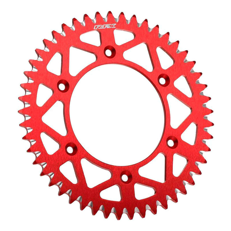 Couronne RFX - Elite Aluminium - Suzuki RMZ 250/450cc 05-24 - D47/520 - Rouge