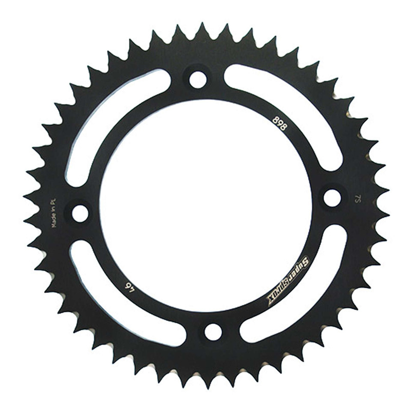 Couronne Supersprox alu noir pas 428 46 dents KTM SX 85 03-26