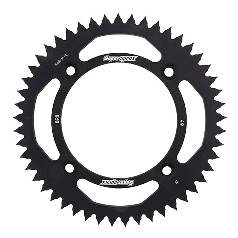 Couronne Supersprox alu noir pas 428 49 dents KTM SX 85 03-26