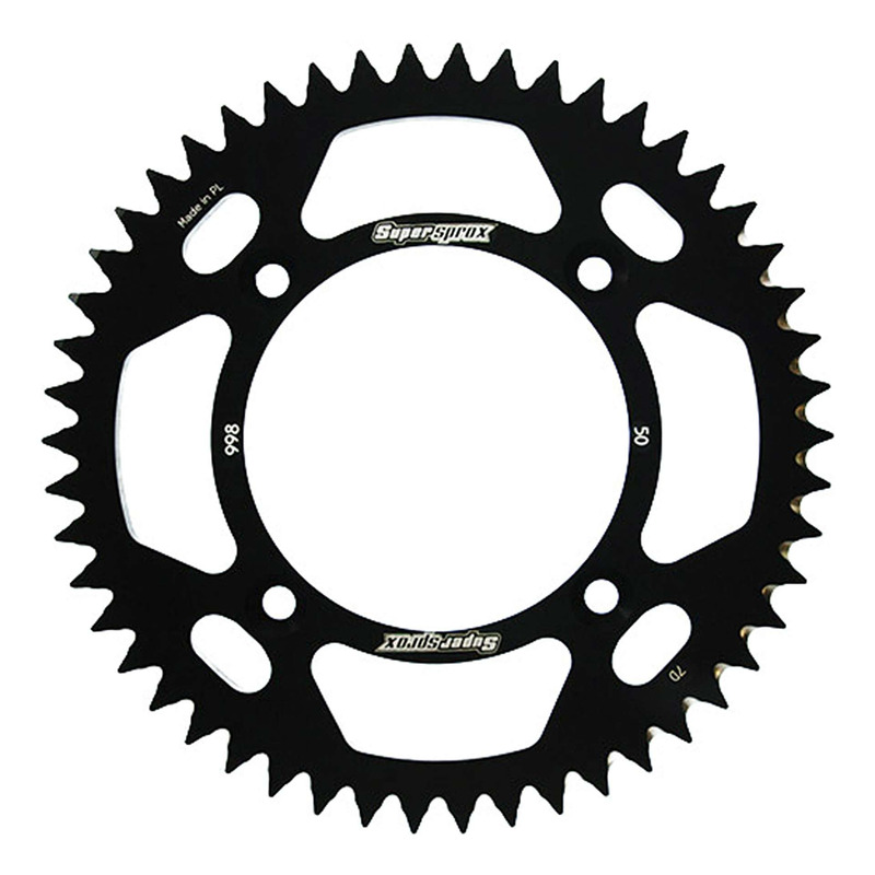 Couronne Supersprox alu noir pas 428 50 dents Beta RR 125 4T 07-14
