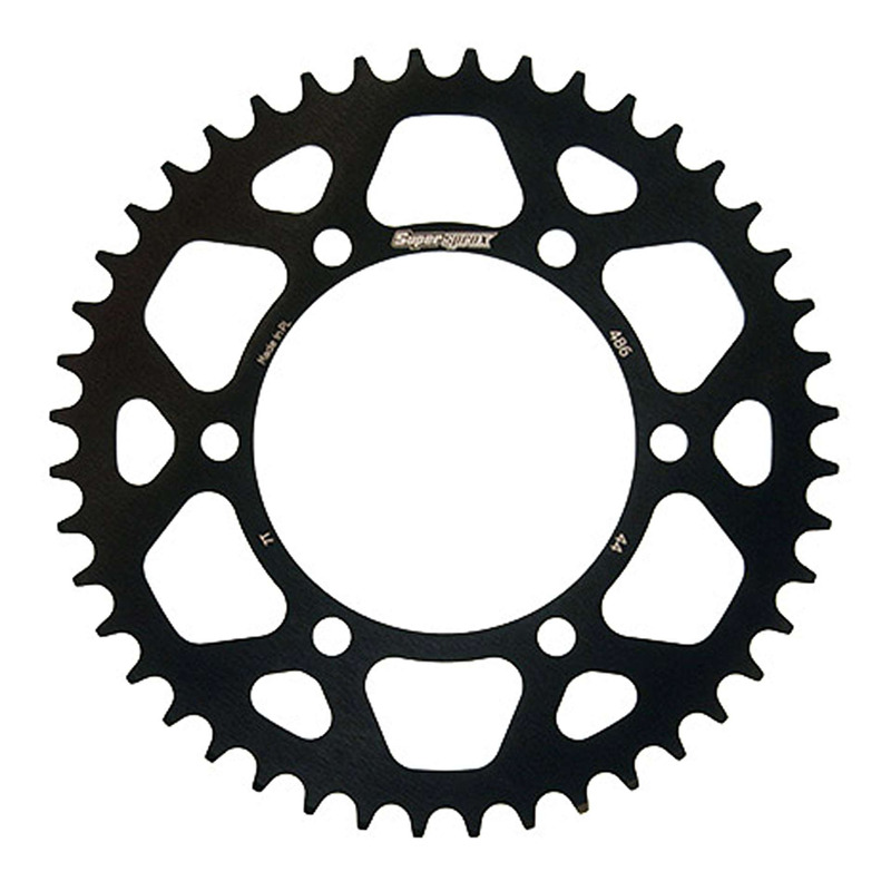 Couronne Supersprox alu noir pas 520 44 dents Kawasaki EL 250 Eliminator 88-96