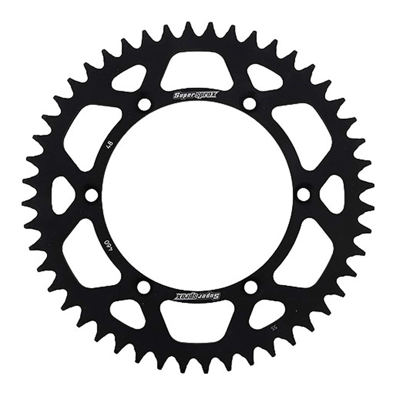 Couronne Supersprox alu noir pas 520 48 dents Kawasaki KX 250 90-91