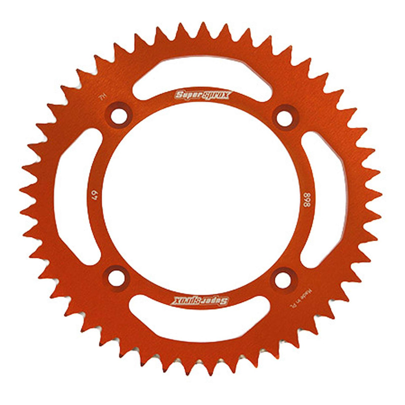 Couronne Supersprox alu orange pas 428 49 dents KTM SX 85 03-26