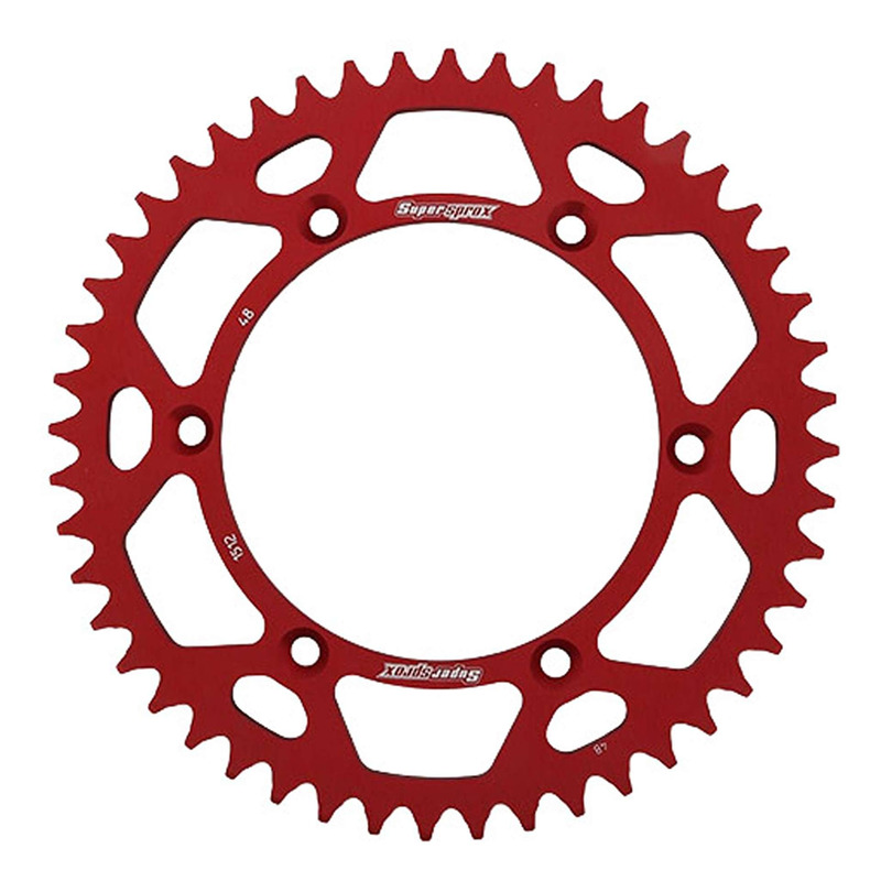 Couronne Supersprox alu rouge pas 520 48 dents Gas Gas EC 300 01-14