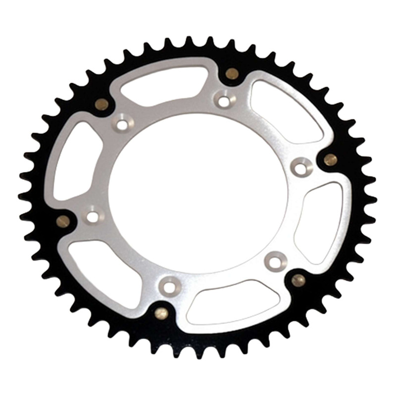 Couronne Supersprox Stealth argent 50 dents Ktm 125 SX 94-27