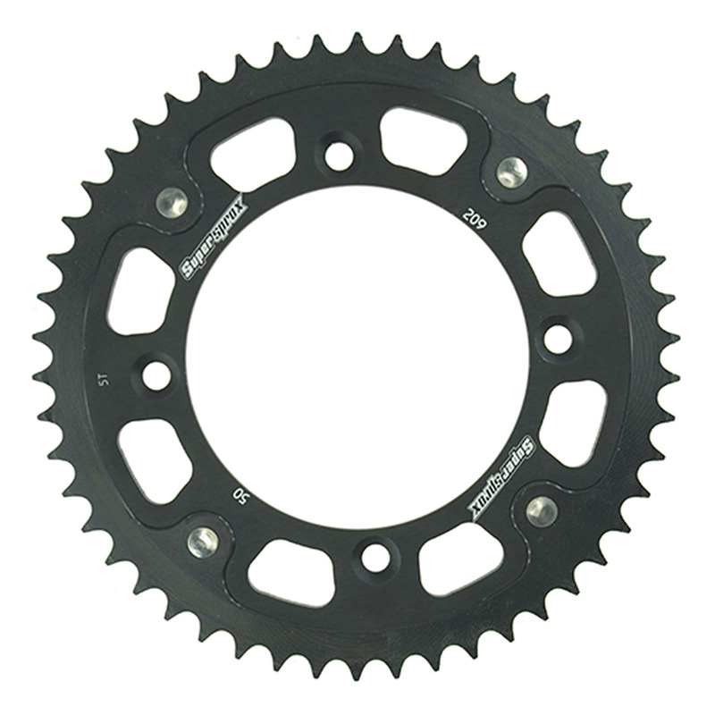 Couronne Supersprox Stealth noir 43 dents Kawasaki 250 Kfx 01-04