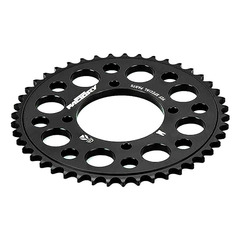 Couronne YCF en Aluminium Noir D34/420 - 4 Trous de Fixation