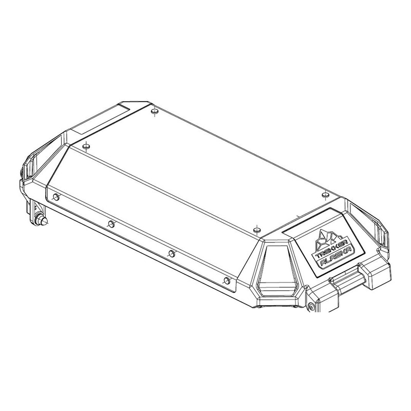 Couvercle avec poignée pour valise latérale Givi Alaska ALA36A