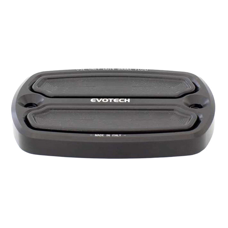 Couvercle de bocal de liquide de frein Evotech noir Yamaha T-Max 530 1
