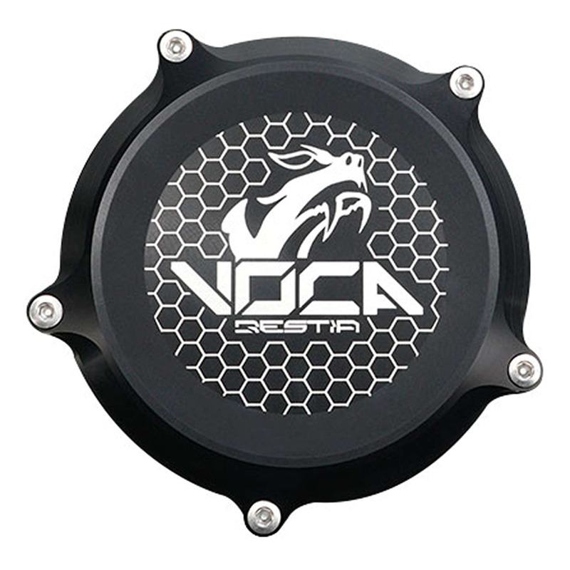 Couvercle de carter d’embrayage Voca Racing noir AM6