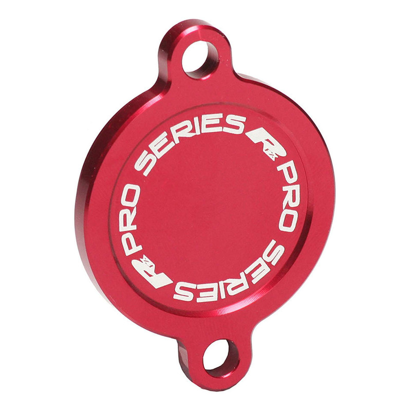 Couvercle de Filtre à Huile RFX Pro en Aluminium Anodisé Rouge pour Honda 250 CRF 18-24