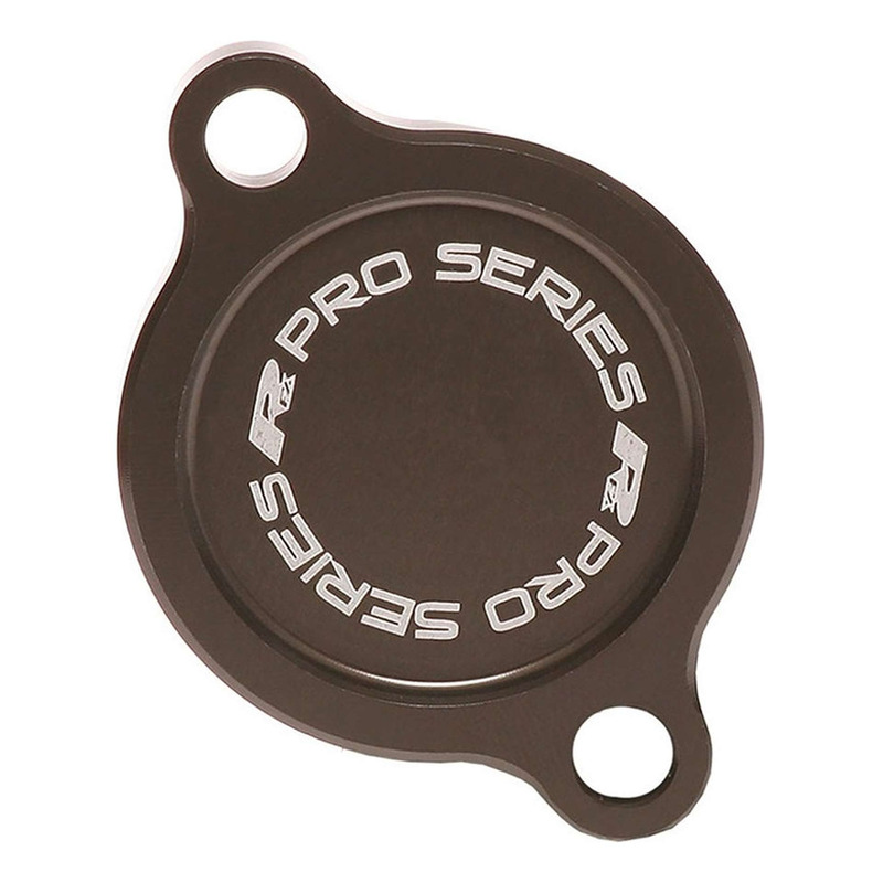Couvercle de Filtre à Huile RFX Pro en Aluminium Anodisé Gris Magné