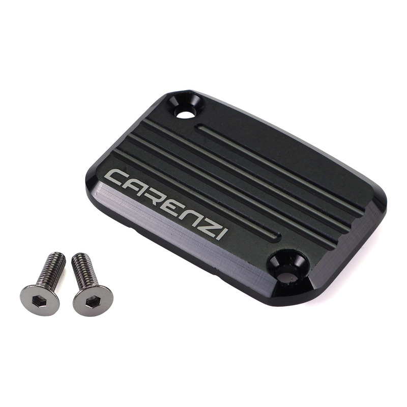 Couvercle de maître cylindre de frein Carenzi alu noir Booster/Slider
