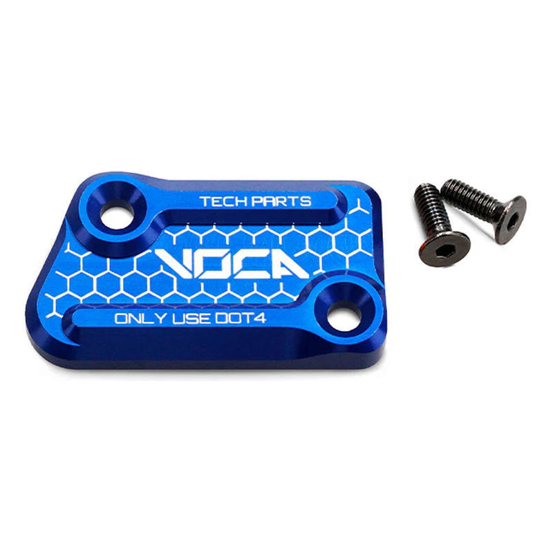 Couvercle de maître cylindre de frein Voca Racing alu CNC bleu Rieju MRT/RR