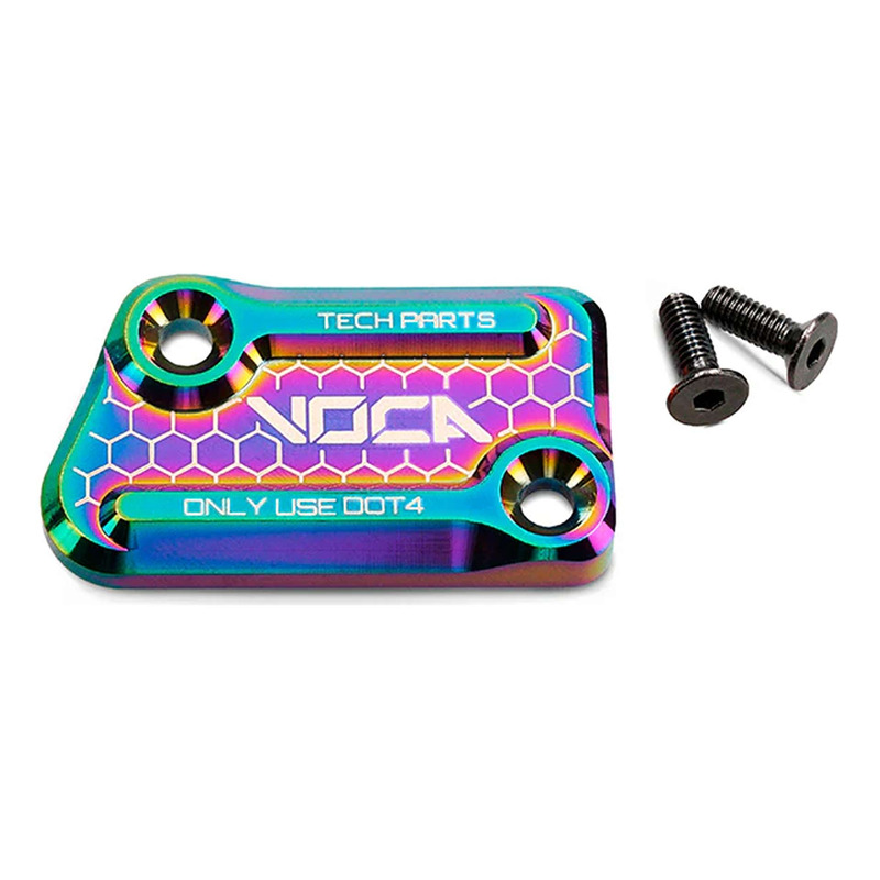 Couvercle de maître cylindre de frein Voca Racing alu CNC néochrome Rieju MRT/RR