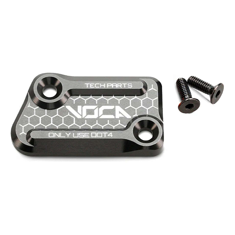 Couvercle de maître cylindre de frein Voca Racing alu CNC gris Rieju MRT/RR