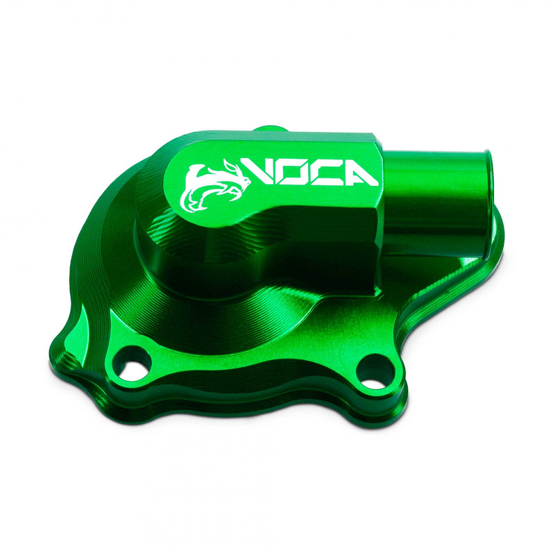 Couvercle de pompe à eau Voca Racing High Flow CNC vert AM6