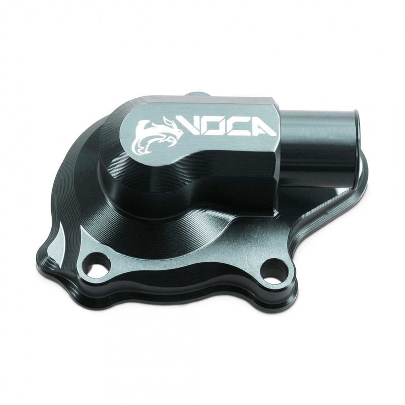 Couvercle de pompe à eau Voca Racing High Flow CNC gris AM6
