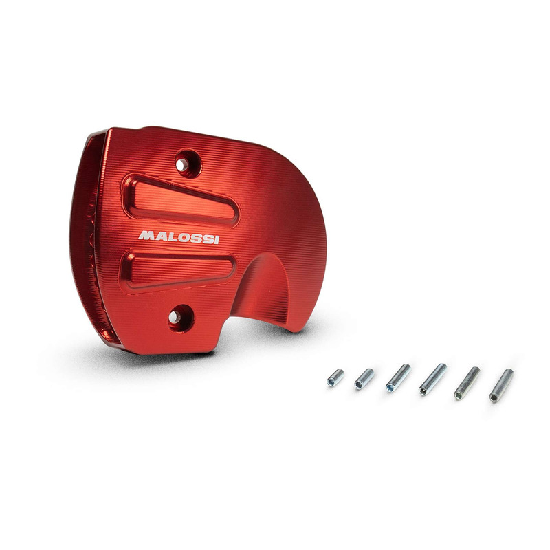 Couvercle de ventilation de transmission rouge Malossi Piaggio Beverly 250 2004-09