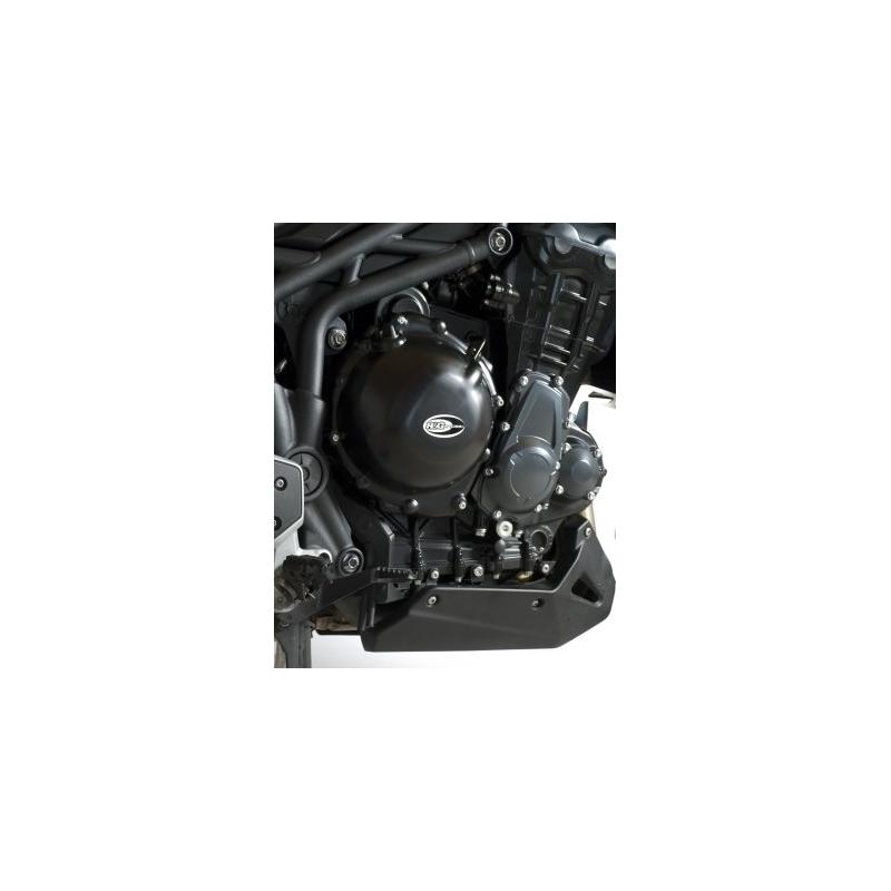 Couvre carter droit R&G Racing noir Triumph Tiger 1200 Explorer 12-15