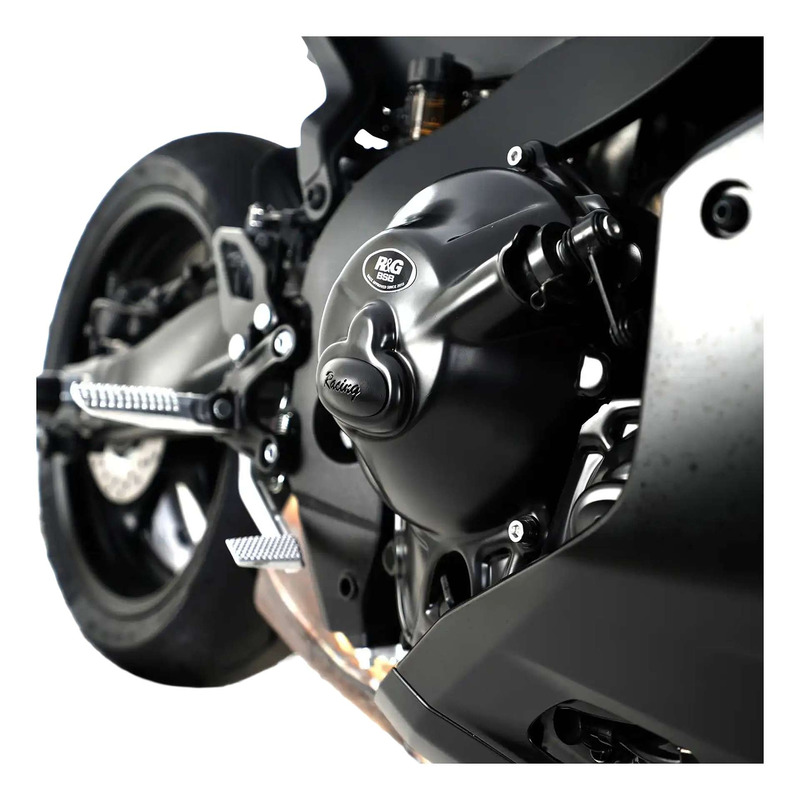 Couvre carter moteur droit R&G Racing noir Yamaha YZF-R9 2025