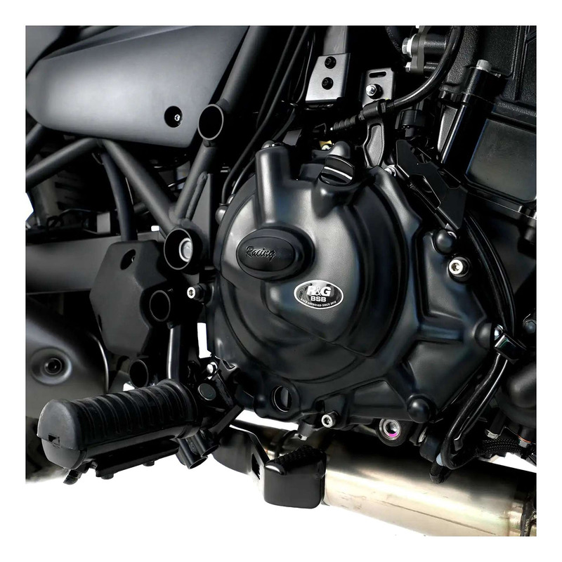 Couvre carter moteur R&G Racing noir Kawasaki Z 500 24-25