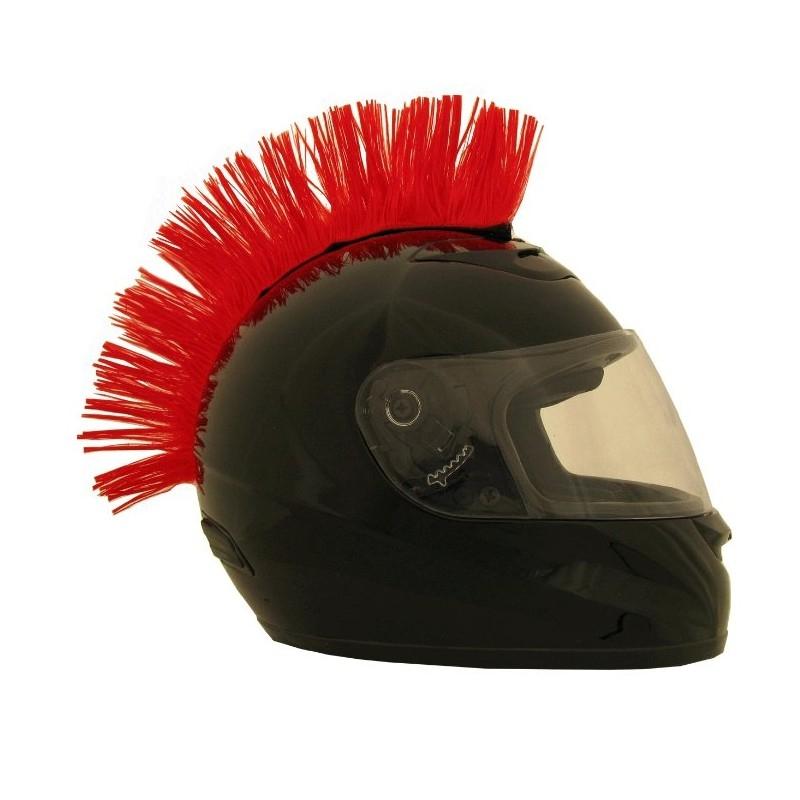Crète de casque Brazoline rouge