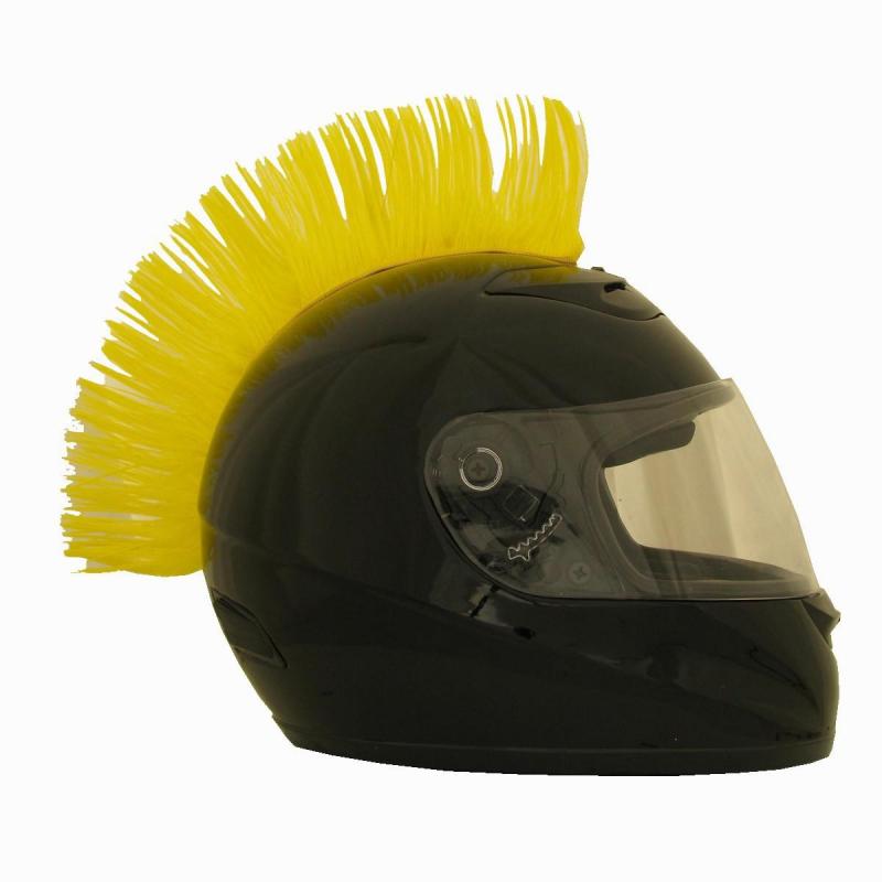 Crête de casque jaune
